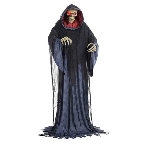 5' - 6.8' Animated Rise Up Reaper Halloween Decor Indoor & Outdoor Animatronic