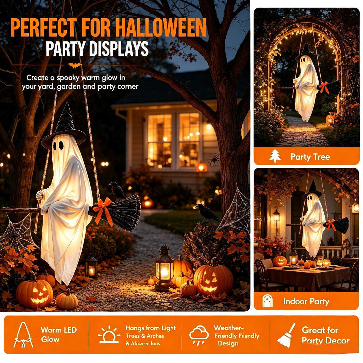 LED Halloween ghost