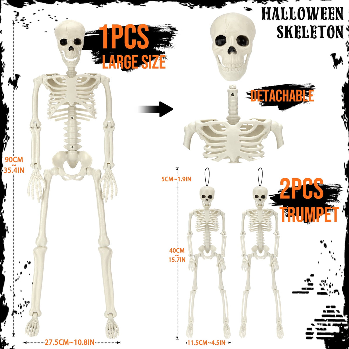 skeleton Halloween props