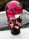 Chocolate & Chrysanthemum Flower Balloon Gift Combo