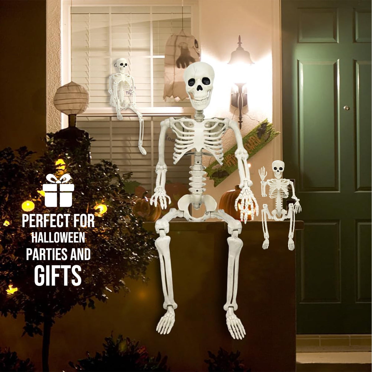 yard skeleton decorations